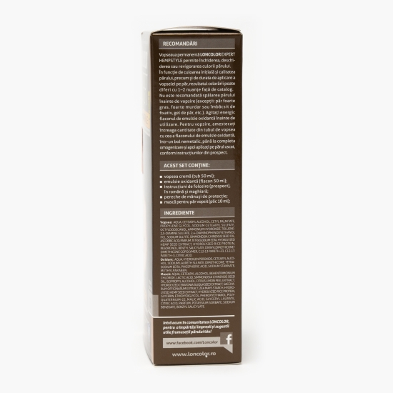 Vopsea permanentă pentru păr Expert Hempstyle 1.9 Negru albastru 100ml