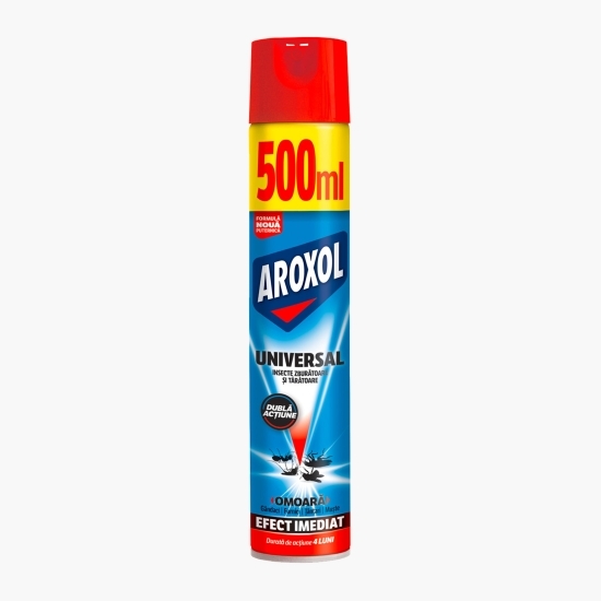 Spray insecticid universal - dublă acțiune 0.5l