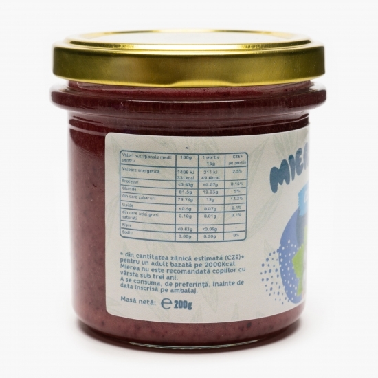Miere cremă polifloră cu coacăze 200g