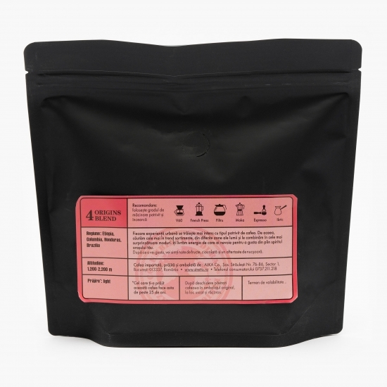 4 Origins Blend 250g cafea boabe prăjită 