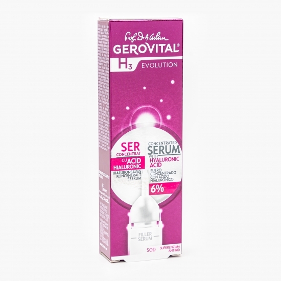 Ser concentrat cu acid hialuronic 6% 10ml