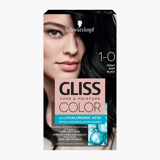 Vopsea de păr permanentă Color 1-0 negru intens 142.5ml