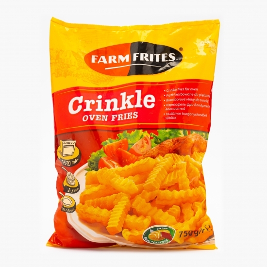 Cartofi crinkle pentru cuptor 750g