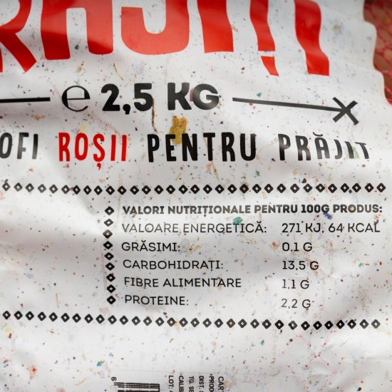 Cartofi roșii pentru prăjit 2.5kg