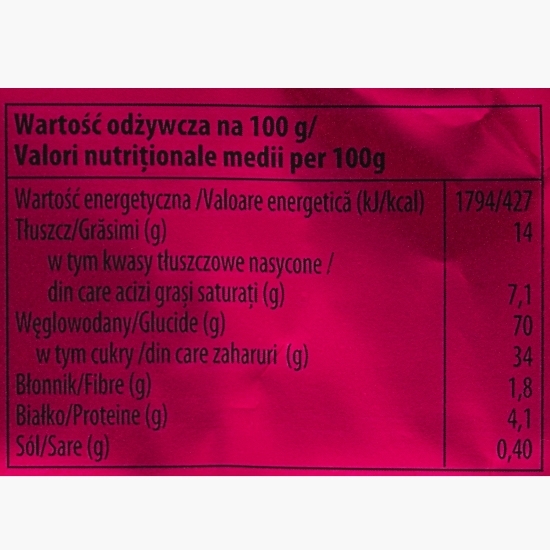 Mini tarte cu sos de zmeură, 114g