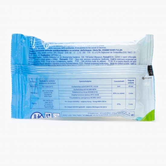 Șervețele umede antibacteriene pentru copii 15 buc