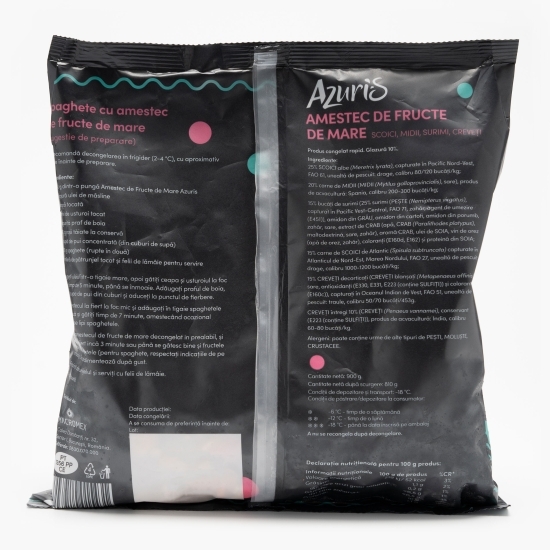 Amestec fructe de mare 900g