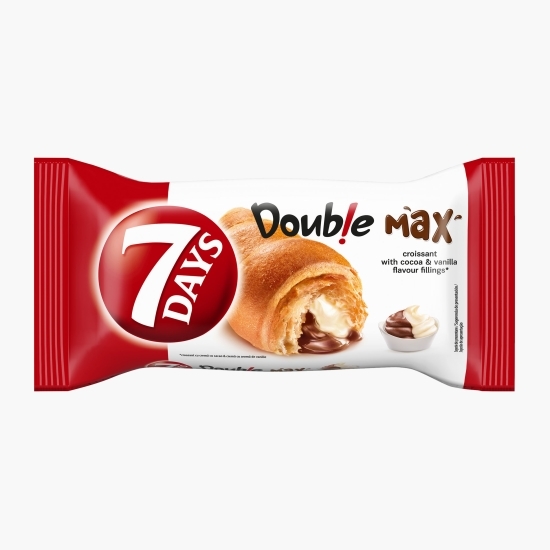 Croissant cu umplutură de cacao & vanilie Double Max 80g