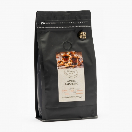 Cafea proaspăt prăjită Arabica Amaretto 500g