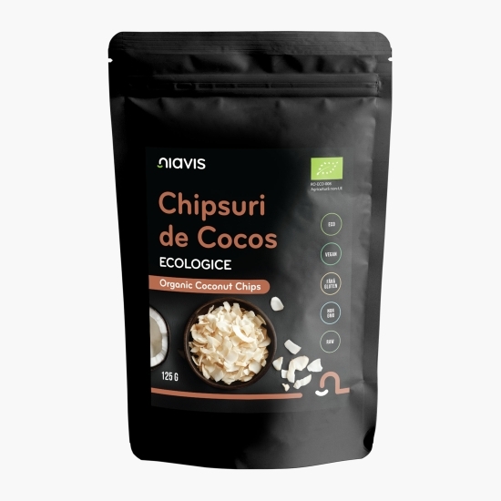 Chipsuri de cocos ecologice 125g