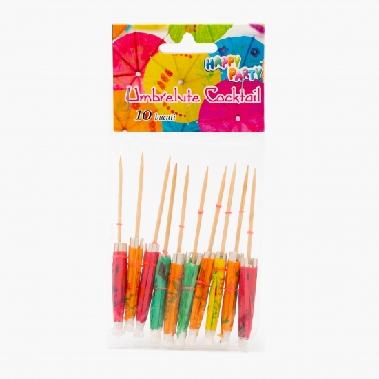 Umbreluțe cocktail 10 buc