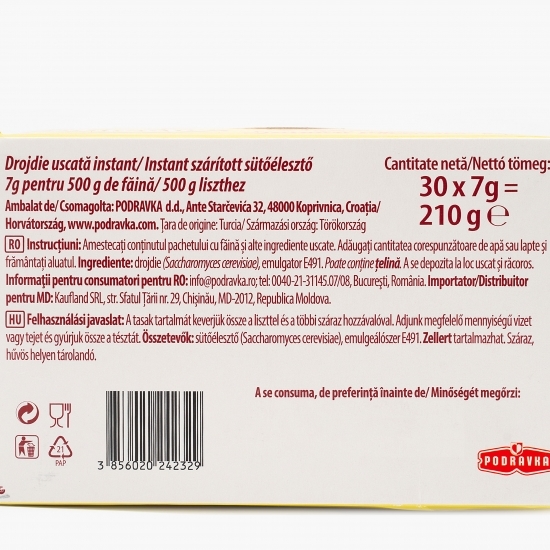 Drojdie uscată instant 7g 