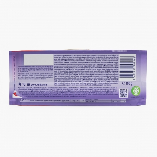 Ciocolată cu cremă cu gust de căpșune 100g