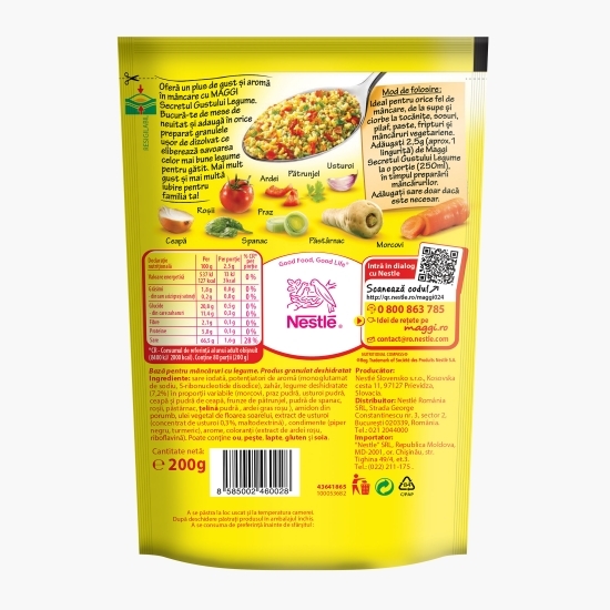 Bază pentru mâncăruri Secretul Gustului cu legume 200g