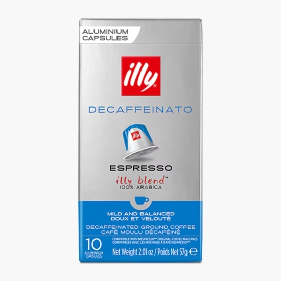 Espresso Decaffeinato, 10 băuturi, 57g, capsule cafea