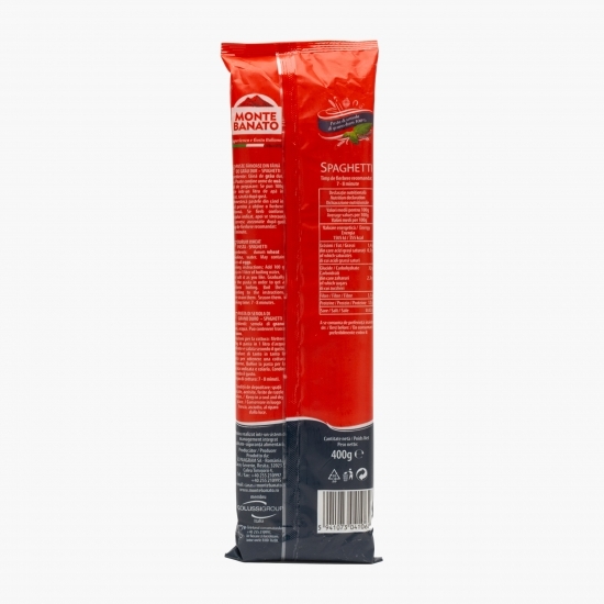 Paste Spaghetti grâu dur 400g