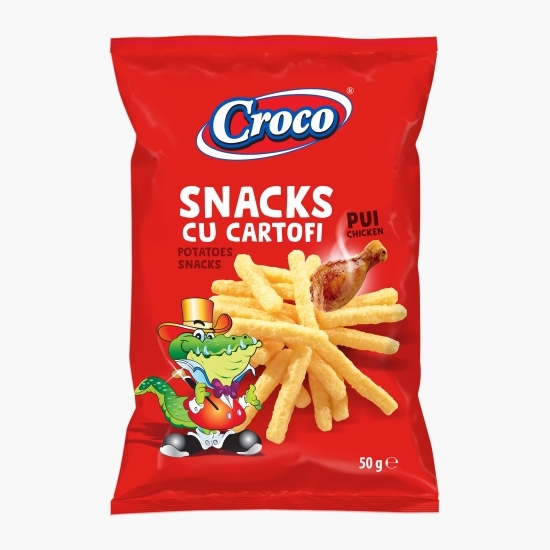 Snacks cartofi cu pui 50g