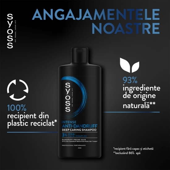 Șampon Intense Anti-Dandruff pentru păr predispus la mătreață 440ml