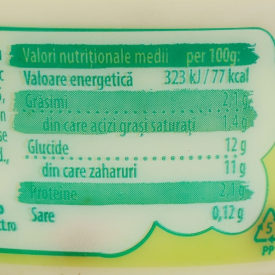 Iaurt cu bule de lămâie și kiwi Bobbastic, 150g