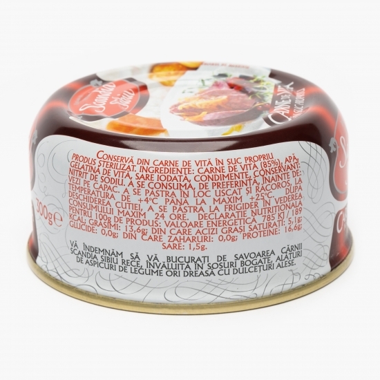 Carne de vită în suc propriu 300g