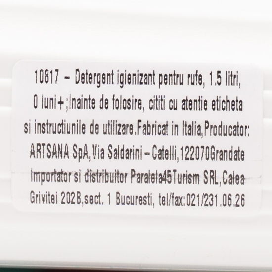 Detergent de rufe lichid igienizant pentru haine, +0 luni, 27 spălări, 1.5l