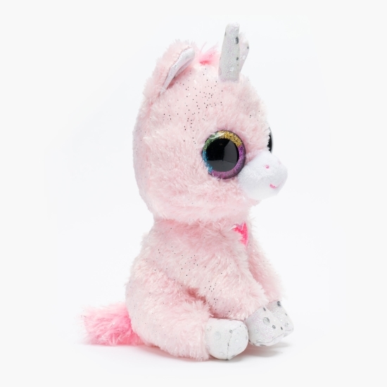 Jucărie de pluș, Unicorn Roz, 15cm