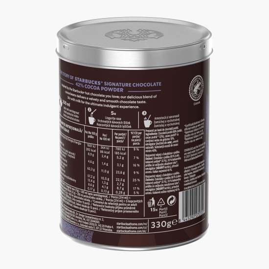 Signature Chocolate 42%, 330g, ciocolată caldă pudră