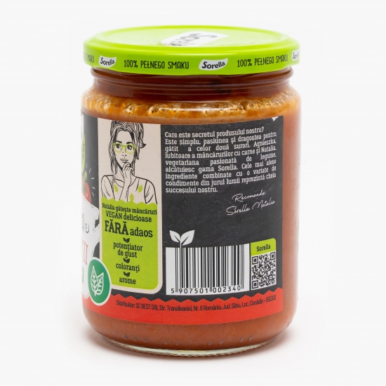 Supă cremă de ardei roșu 400g