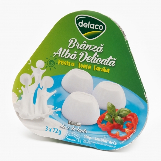 Brânză albă delicată 216g