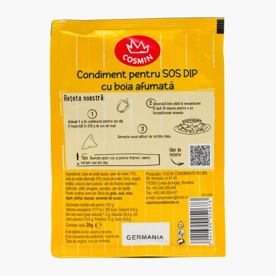 Amestec de condimente pentru sos dip cu paprika afumată 20g
