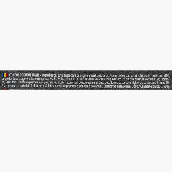 Compot de gutui 680g