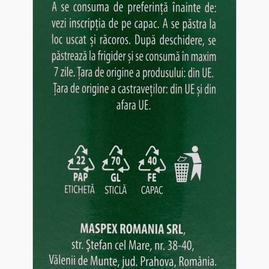 Castraveți cornișon în oțet cu usturoi 500g