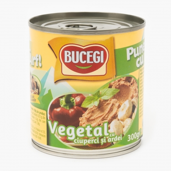 Pastă vegetală tartinabilă cu ciuperci și ardei 300g