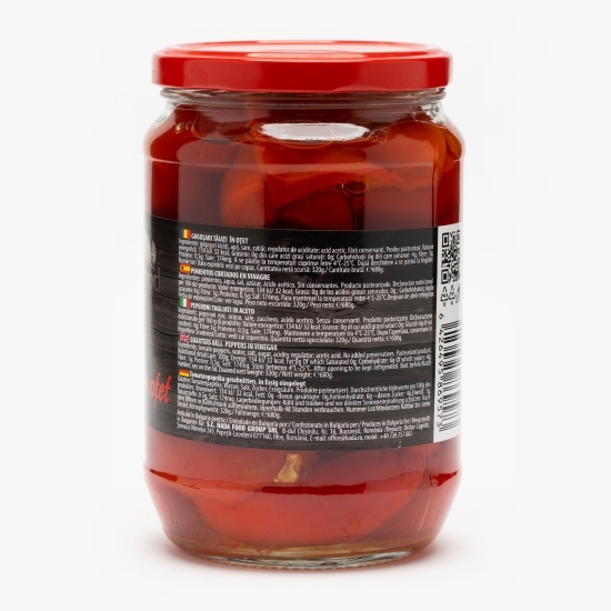 Gogoșari tăiați în oțet 680g
