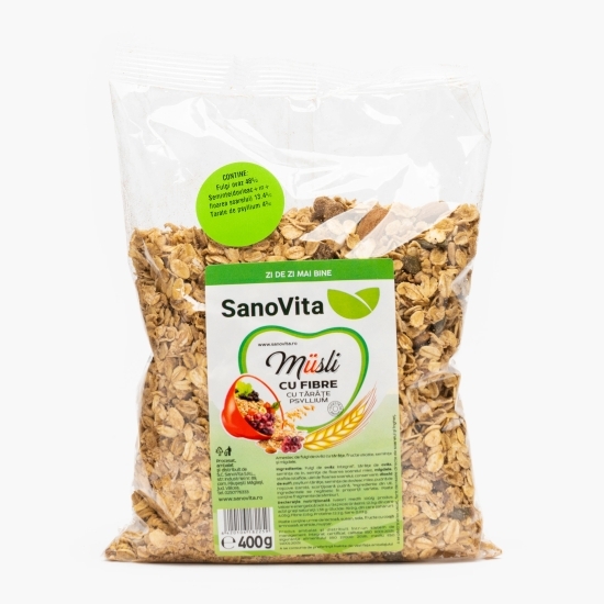 Musli cu fibre cu tărâțe de psyllium 400g