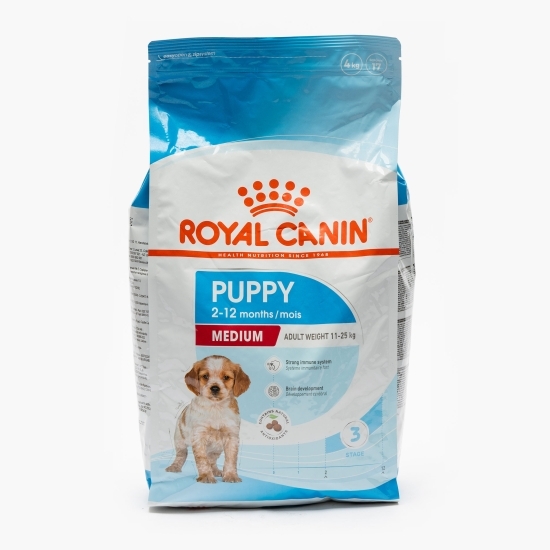 Hrană uscată pentru câini, 4Kg, Medium Puppy