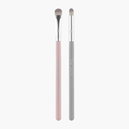 Set pensule make-up smokey eyes cu ceai verde, 2 buc