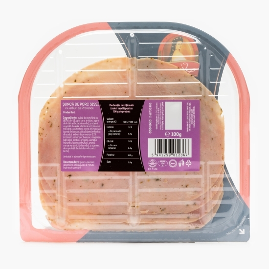 Șuncă de porc cu ierburi de Provence 100g