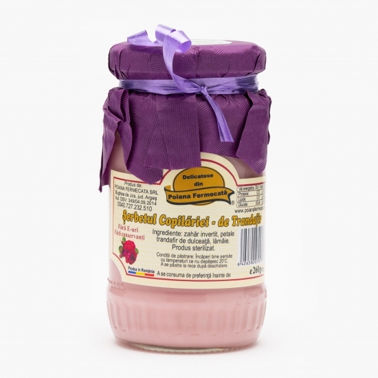 Șerbetul copilăriei de trandafir 260g
