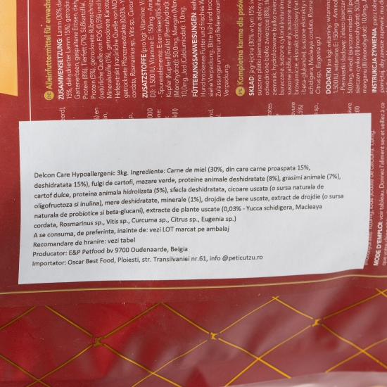 Hrană uscată pentru câini, 3kg, Care Hypoallergenic