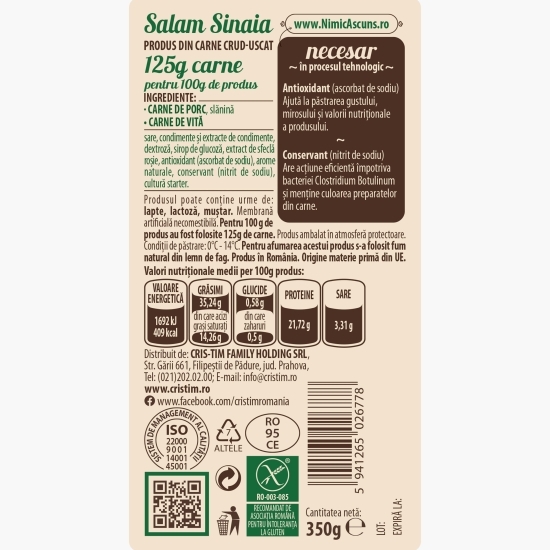 Salam Sinaia 350g