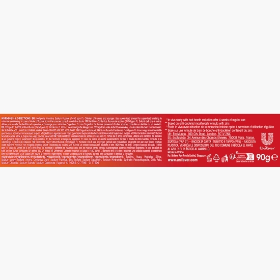 Pastă de dinți Red Hot 90g
