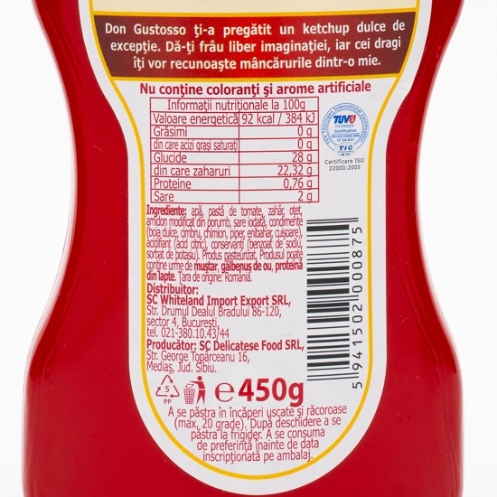 Ketchup dulce 450g