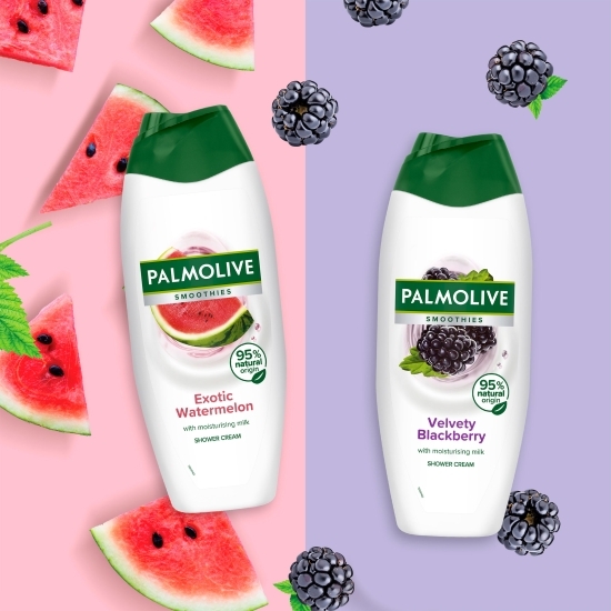 Gel de duș Smoothies, Velvety Blackberry 0.5l