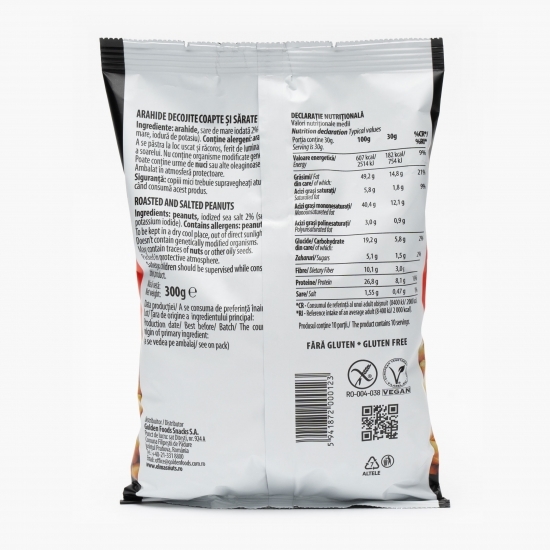 Arahide coapte si sărate 300g