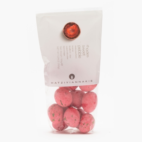 Drajeuri căpșuni confiate Rhodes Sweet Pebble 150g