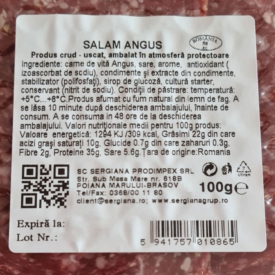 Salam Angus feliat 100g