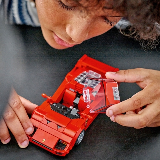Supermașina Ferrari F40, 76934 Speed Champions, 318 piese, +9 ani