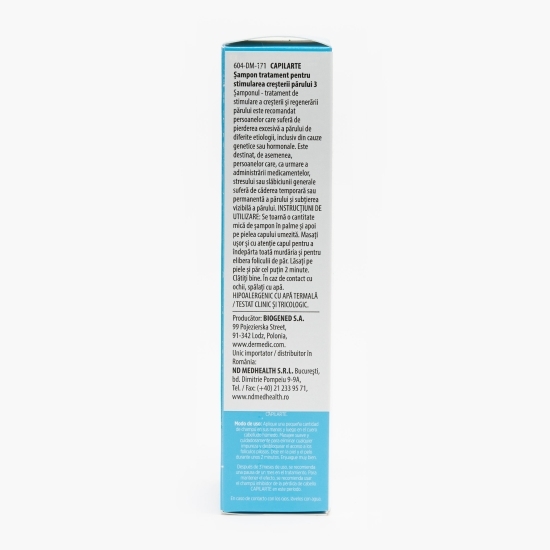 Șampon tratament pentru stimularea creșterii părului Capilarte 300ml