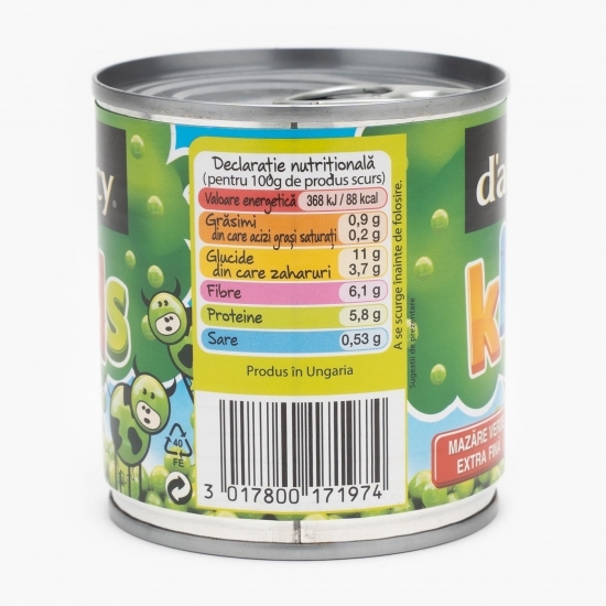 Mazăre verde extra fină 200g